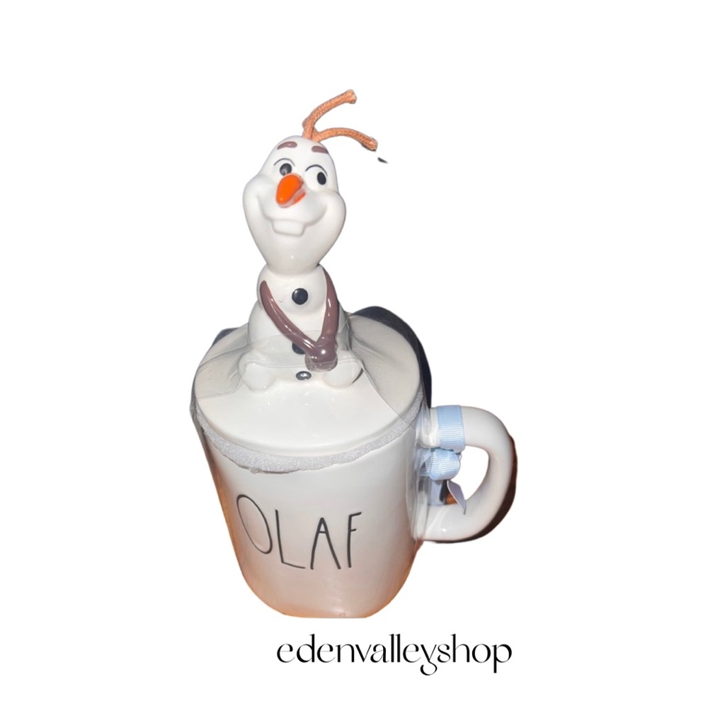 NEW✨ RAE DUNN DISNEY FROZEN OLAF TOPPER MUGS / Coffee/Decor/Collector It…